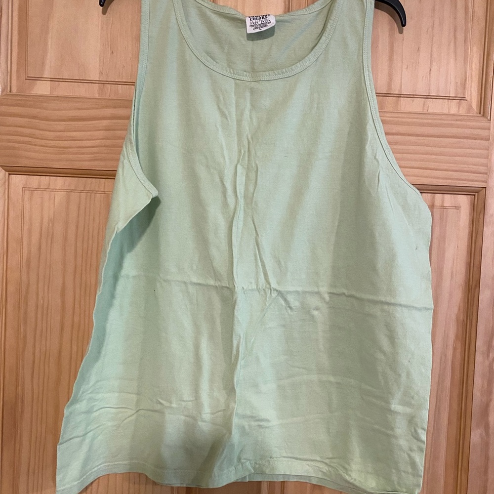 Comfort Colors Green Relaxed Tank Top